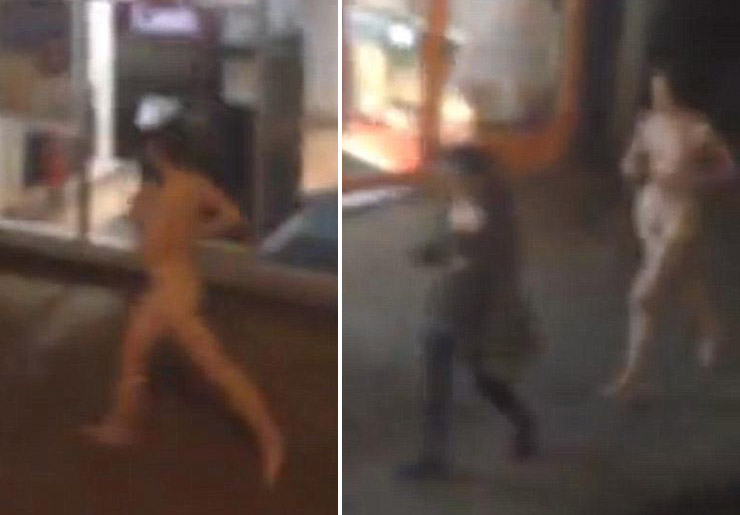 Pelari Cewek Nekat Bugil di Jalanan London yang Padat